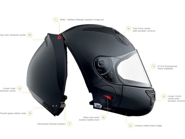 Vozz RS 1.0 &ndash; Kaciga koja se otvara straga